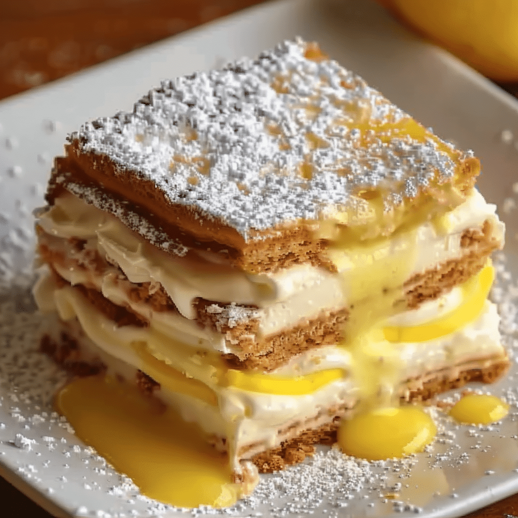 Lemon Tiramisu with Mascarpone A Light Italian Dessert