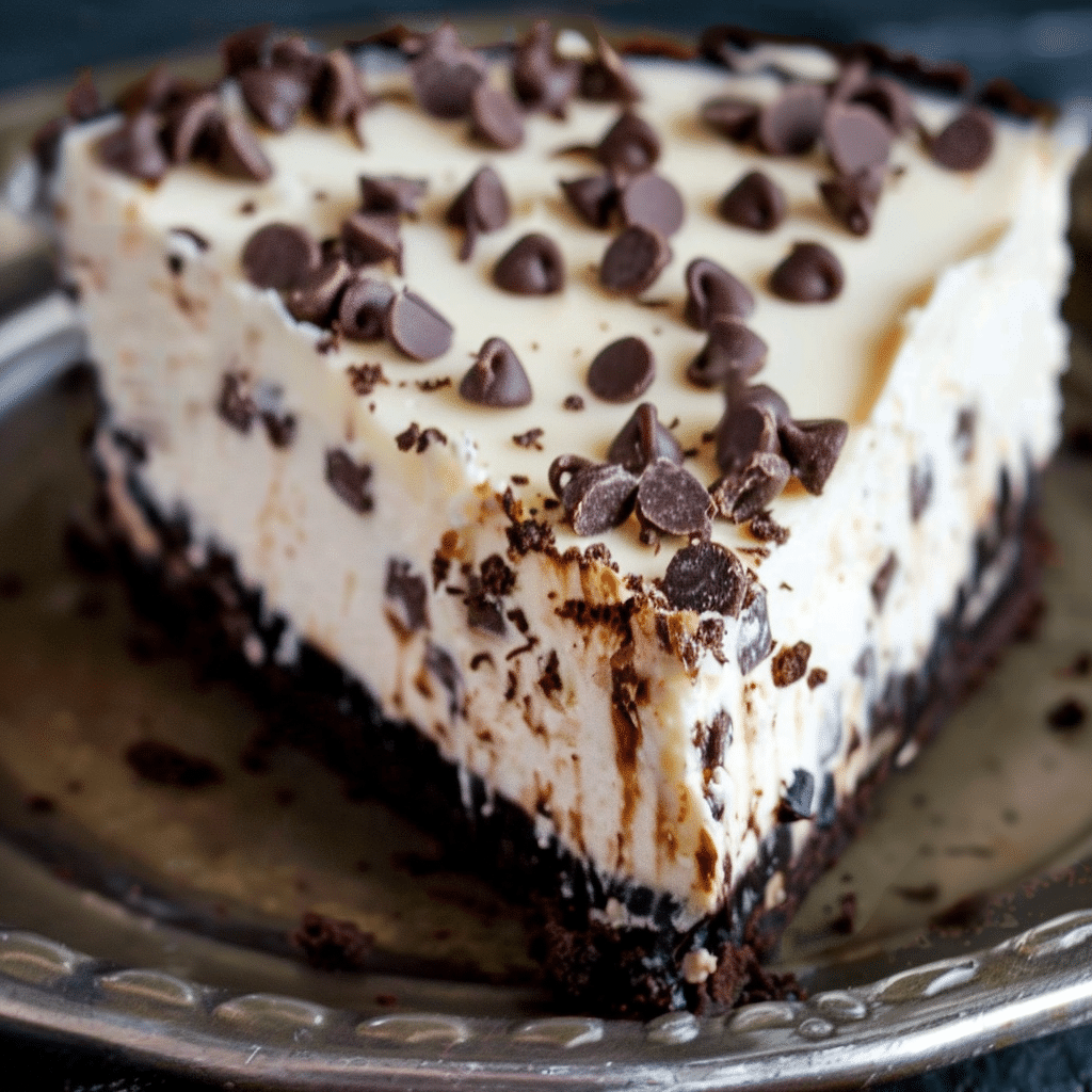 No Bake Chocolate Chip Cheesecake The Best Easy No Bake Cheesecake