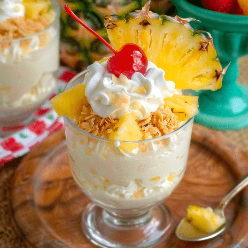 Pineapple Cheesecake Mousse Easy No Bake Summer Desserts